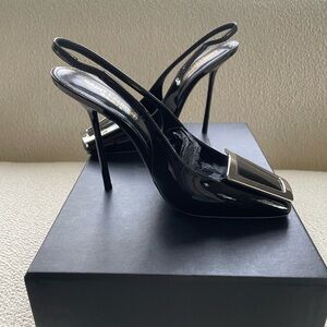 Saint Laurent Maxine Slingback. Brand new. Size 37. Sold out on most websites!